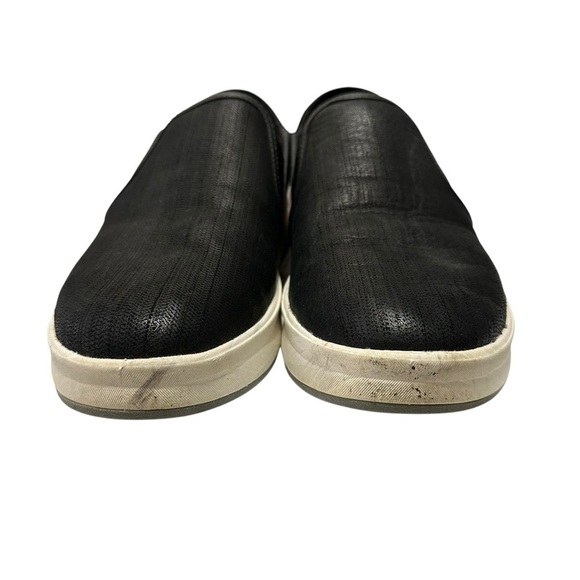 Olukai Ki’ilehe Sneakers Women’s 6.5 Black Leather Slip On Convertible Heel Shoe - Picture 3 of 8